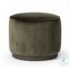 Sinclair Surrey Olive Round Ottoman