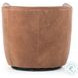 Hanover Heirloom Sienna Leather Swivel Chair