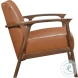 Jax Brown Accent Chair