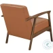 Jax Brown Accent Chair