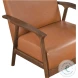 Jax Brown Accent Chair