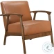 Jax Brown Accent Chair