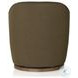 Aurora FIQA Boucle Olive Performance Fabric Swivel Chair