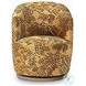 Aurora Balkan Ochre Swivel Chair