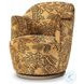 Aurora Balkan Ochre Swivel Chair