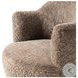 Aurora Taupe Shearling Swivel Chair