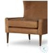Marlow Palermo Cognac Leather Wing Chair