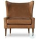 Marlow Palermo Cognac Leather Wing Chair