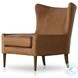 Marlow Palermo Cognac Leather Wing Chair