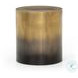 Cameron Ombre Antique Brass End Table