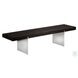 Atticus Black And Polished Bench