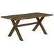 Alston Knotty Nutmeg Rectangular Dining Table