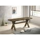 Alston Knotty Nutmeg Trestle Bench