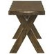 Alston Knotty Nutmeg Trestle Bench