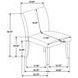 Cantley Beige Upholstered Dining Side Chair Set of 2
