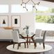 Cantley Beige Upholstered Dining Side Chair Set of 2