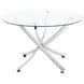Beckham Chrome Round Dining Table