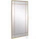 Pasadena Brass Floor Mirror