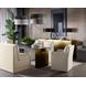 Emrys Effie Linen Wheeled Upholstered Dining Armchair