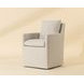 Emrys Effie Linen Wheeled Upholstered Dining Armchair