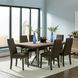 Spring Creek Natural Walnut and Espresso Extendable Dining Table