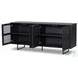 Carmel Black Wash 4 Door Sideboard