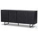 Carmel Black Wash 4 Door Sideboard