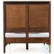 Sydney Brown Wash Twin Upholstered Bed