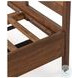 Sydney Brown Wash Twin Upholstered Bed