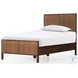 Sydney Brown Wash Twin Upholstered Bed