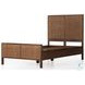 Sydney Brown Wash Twin Upholstered Bed