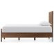 Sydney Brown Wash Twin Upholstered Bed