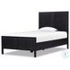 Sydney Black Wash and Black Cane Upholstered Bedroom Set