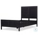Sydney Black Wash and Black Cane Upholstered Bedroom Set