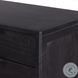 Sydney Black Wash and Black Cane Tall 3 Drawer Dresser