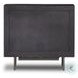 Carmel Black Wash Small 2 Door Cabinet