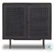 Carmel Black Wash Small 2 Door Cabinet