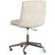 Stinson Bravo Cream Faux Leather Adjustable Office Chair