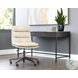 Stinson Bravo Cream Faux Leather Adjustable Office Chair