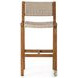 Delano Natural Teak Outdoor Bar Stool