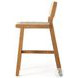 Delano Natural Teak Outdoor Counter Height Stool