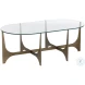 Juliane Antique Brass Coffee Table