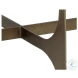 Juliane Antique Brass Coffee Table