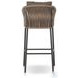 Porto Ellor Brown Outdoor Bar Stool