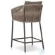 Porto Ellor Brown Outdoor Counter Height Stool