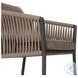 Porto Ellor Brown Outdoor Counter Height Stool