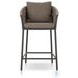 Porto Ellor Brown Outdoor Counter Height Stool