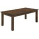 Coleman Rustic Golden Brown Rectangular Dining Table