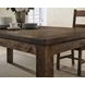 Coleman Rustic Golden Brown Rectangular Dining Table