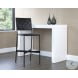 Omari Black Leather Bar Stool